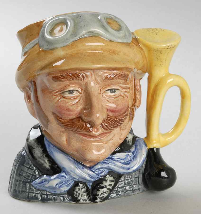 Character Jug Veteran Motorist-Small - Nb1019, No Box by Royal Doulton-1