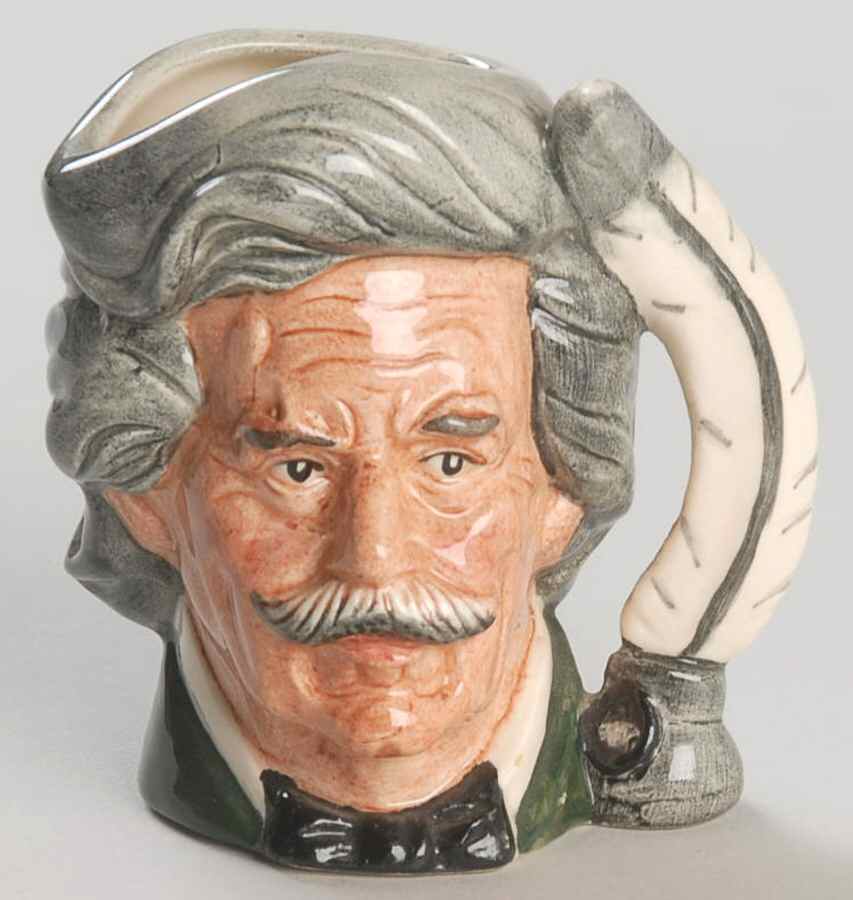 Character Jug Mark Twain-Miniature - No Box by Royal Doulton-1