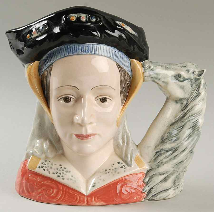 Character Jug Anne Of Cleves-Large-Horse Ears Up - With Box Bx1025 by Royal Doulton-1
