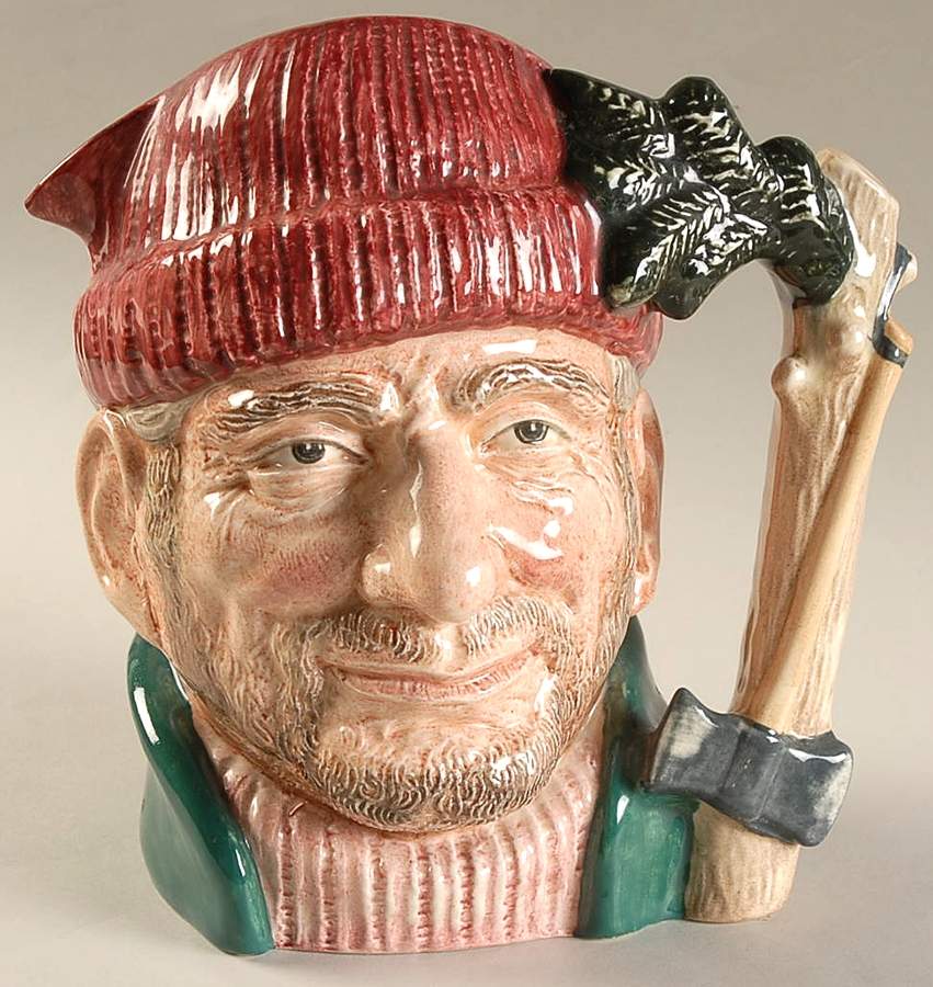 Character Jug Lumberjack-Large - Boxed by Royal Doulton-1