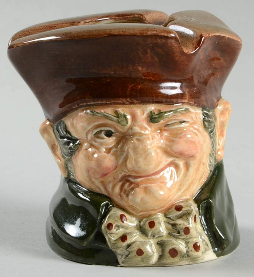 Character Jug-Ash Bowl Old Charley - No Box by Royal Doulton-1