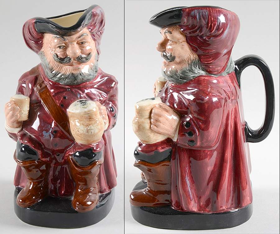 Character Toby Jug Sir John Falstaff-Large - No Box by Royal Doulton-1