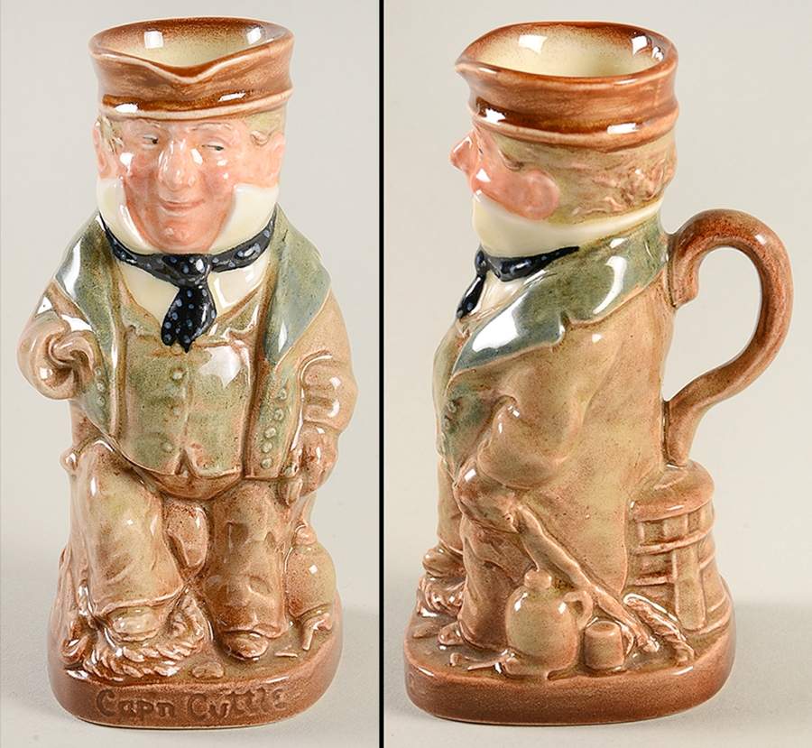 Character Toby Jug Cap'n Cuttle-Small - Boxed by Royal Doulton-1