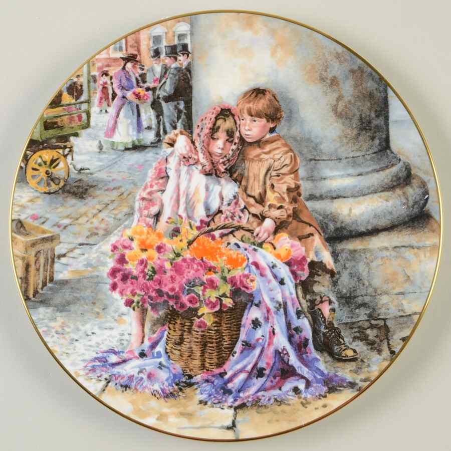 Famous Royal Doulton Figurines Flower Sellers Children - No Box by Royal Doulton-1