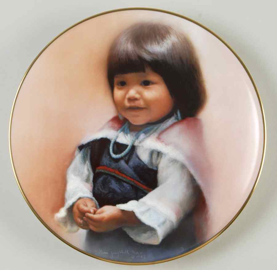 Children of Pueblo Apple Flower - No Box by Royal Doulton-1