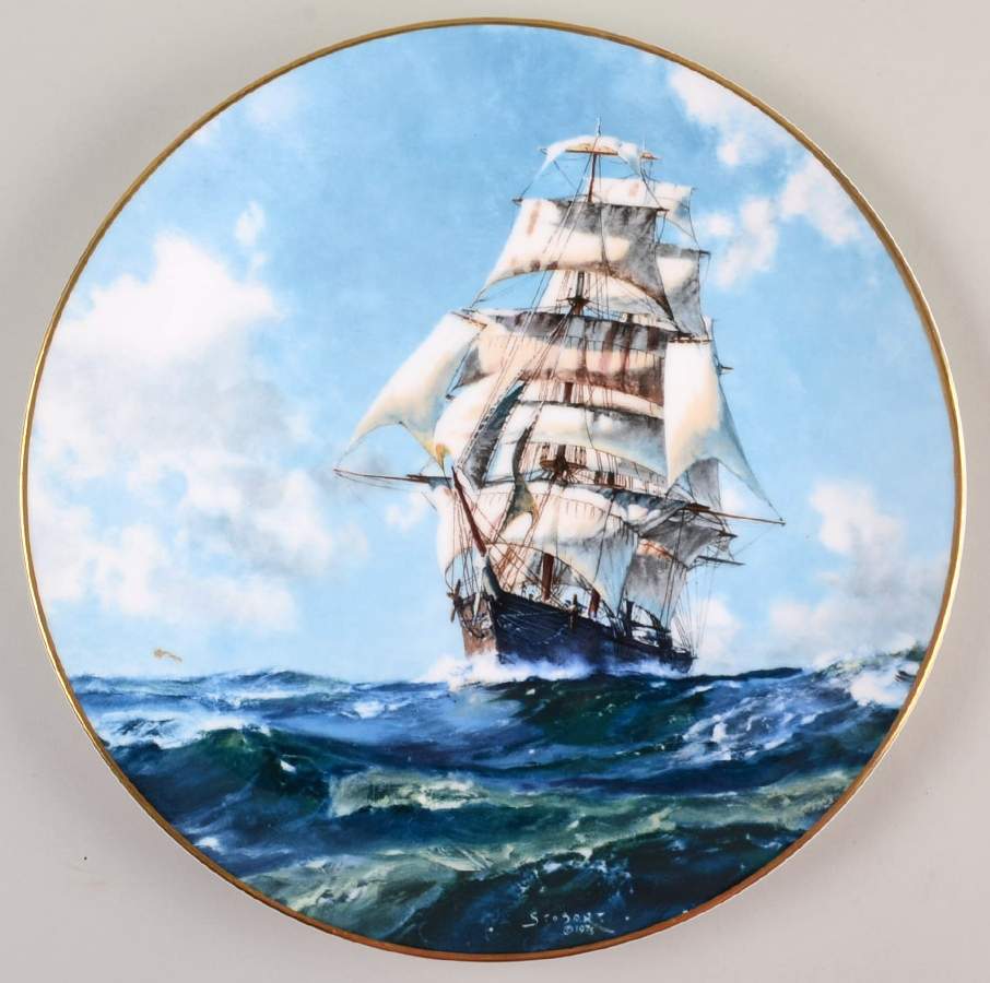 Log of The Dashing Wave Running Free - No Box by Royal Doulton-1