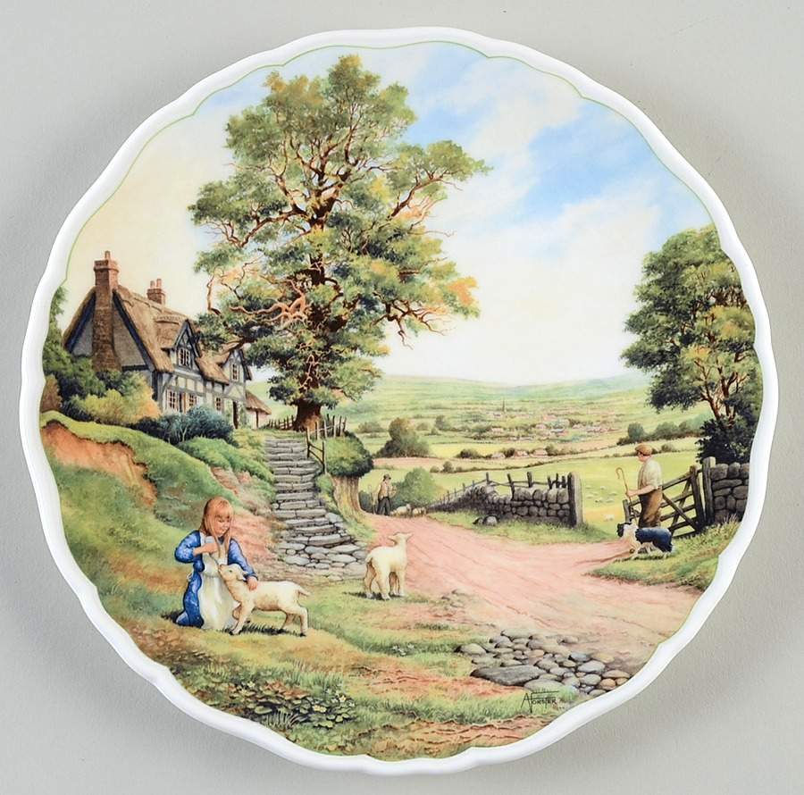 Village Life The Village In The Vale - No Box by Royal Doulton-1