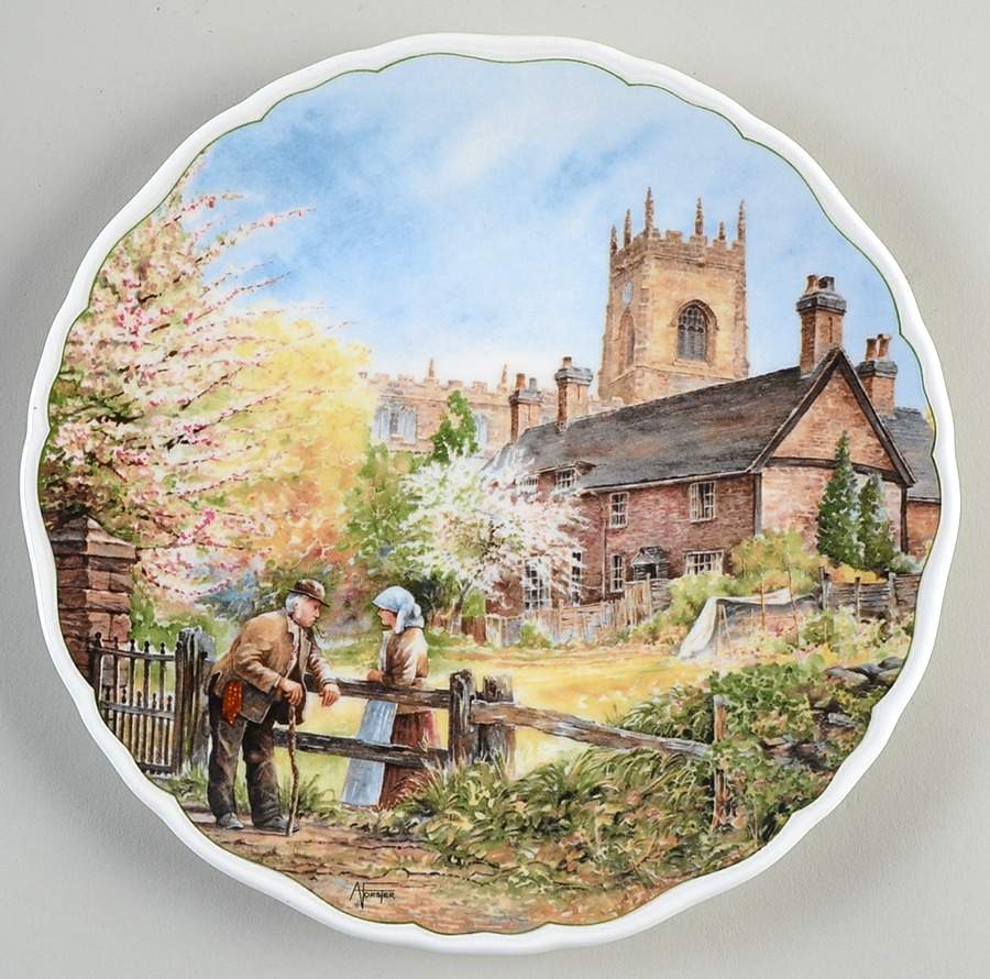 Village Life On Memory Lane - With Box by Royal Doulton-1