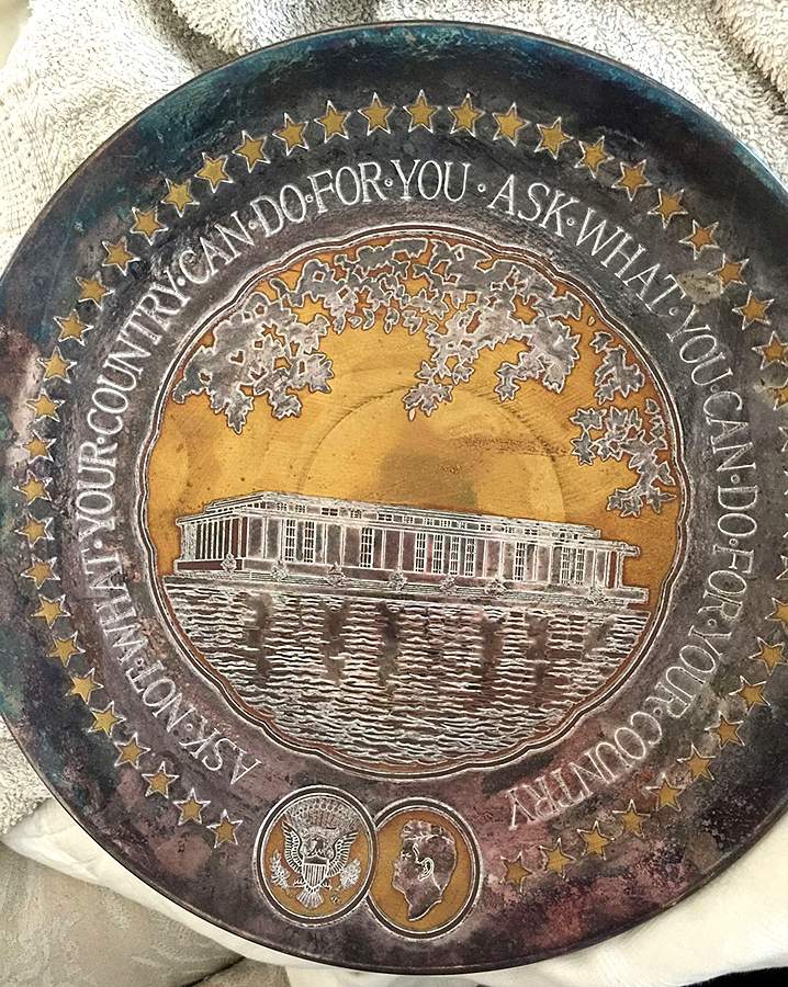 Reed & Barton Plate John F Kennedy Center - Boxed by Reed & Barton-1