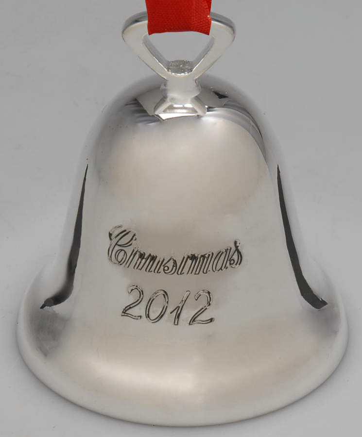 Silverplate Christmas Bell Christmas 2012 - Boxed by Reed & Barton-1