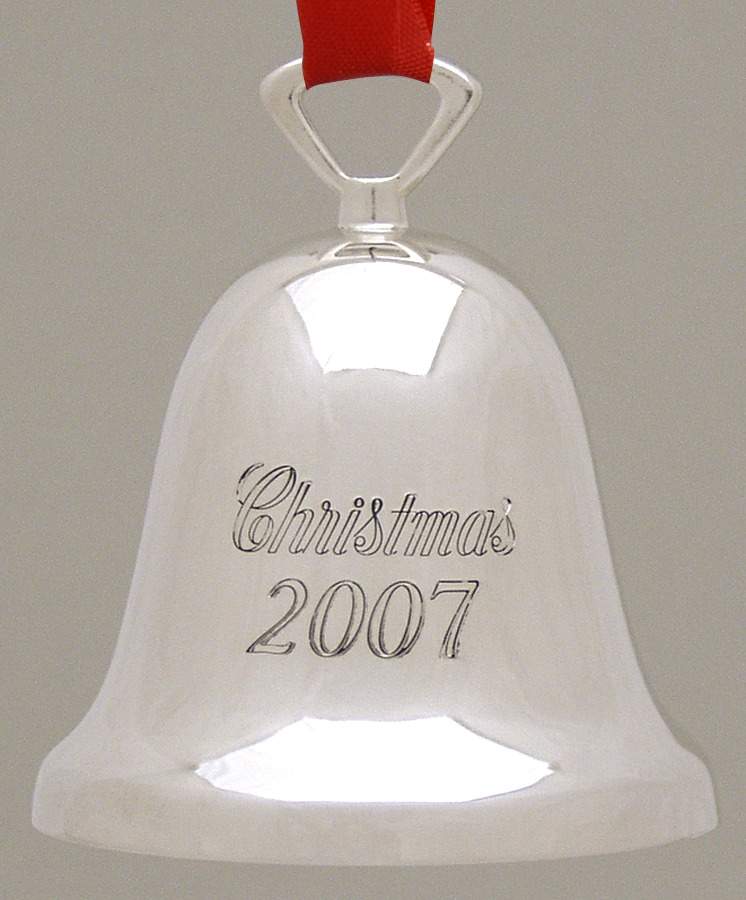 Silverplate Christmas Bell Christmas 2007 - Boxed by Reed & Barton-1