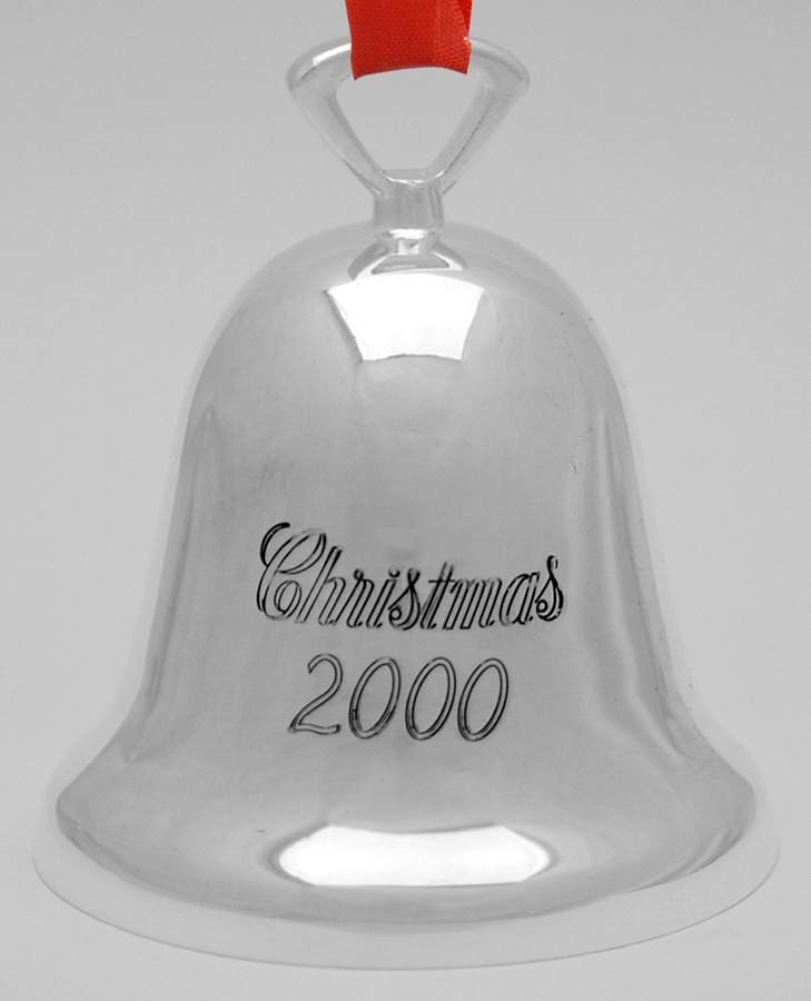 Silverplate Christmas Bell Christmas 2000 - Boxed by Reed & Barton-1