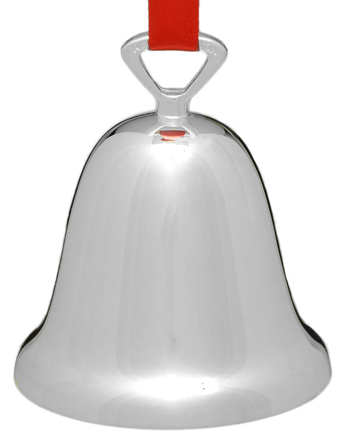 Silverplate Christmas Bell Plain-Classic Bell - No Box by Reed & Barton-1