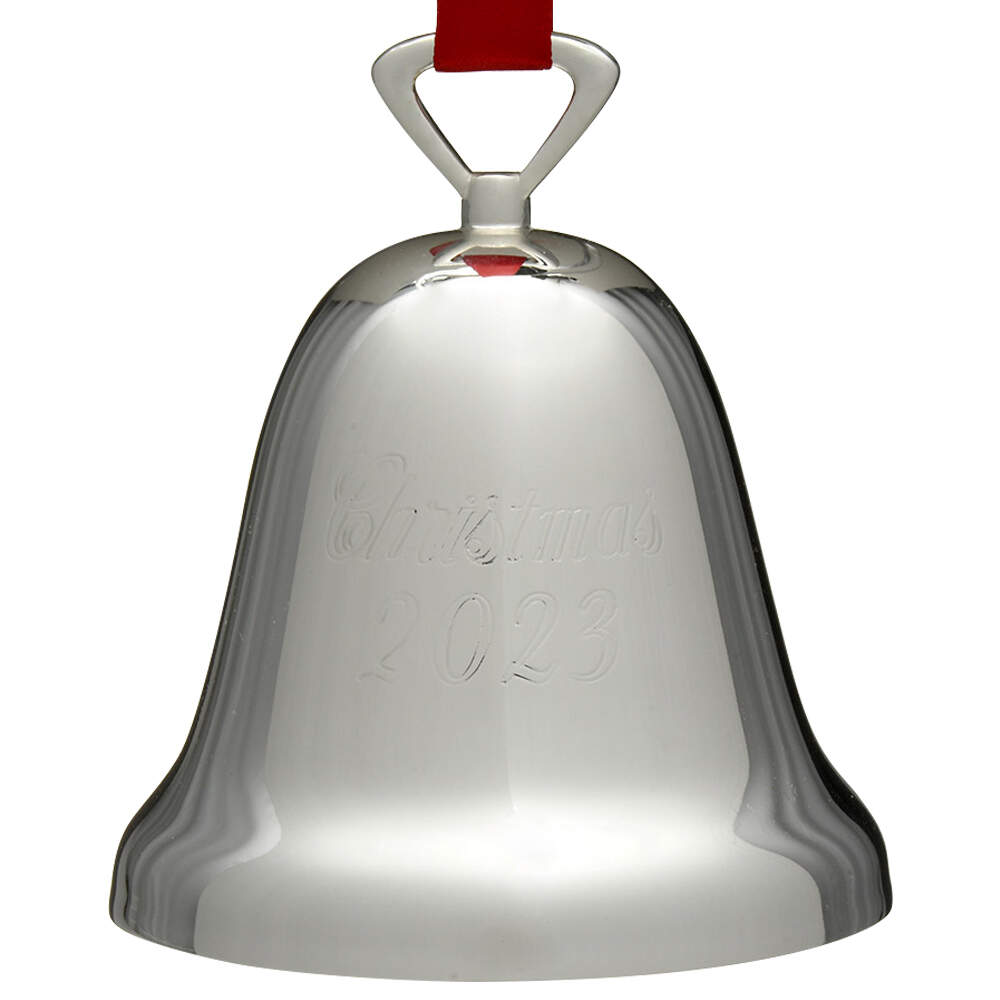 Silverplate Christmas Bell Christmas 2023 Bell - Boxed by Reed & Barton-1