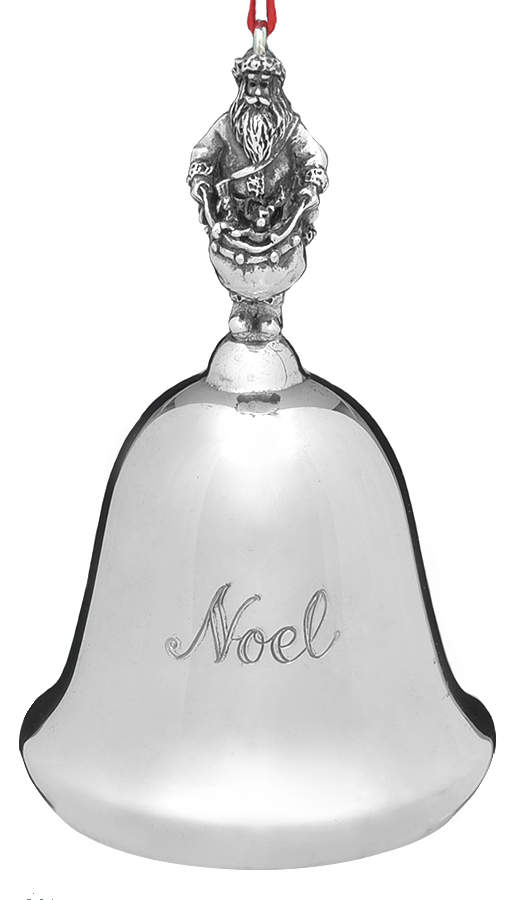 Noel-Musical Bell We Wish You A Merry Christmas - No Box by Reed & Barton-1