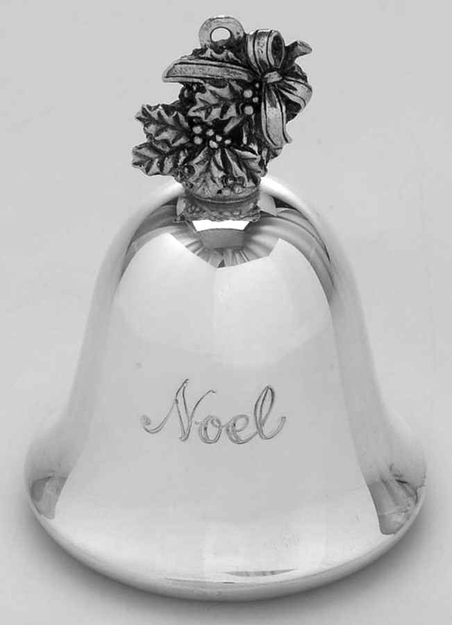 Noel-Musical Bell Deck The Halls-Ribbon And Holly - Boxed by Reed & Barton-1