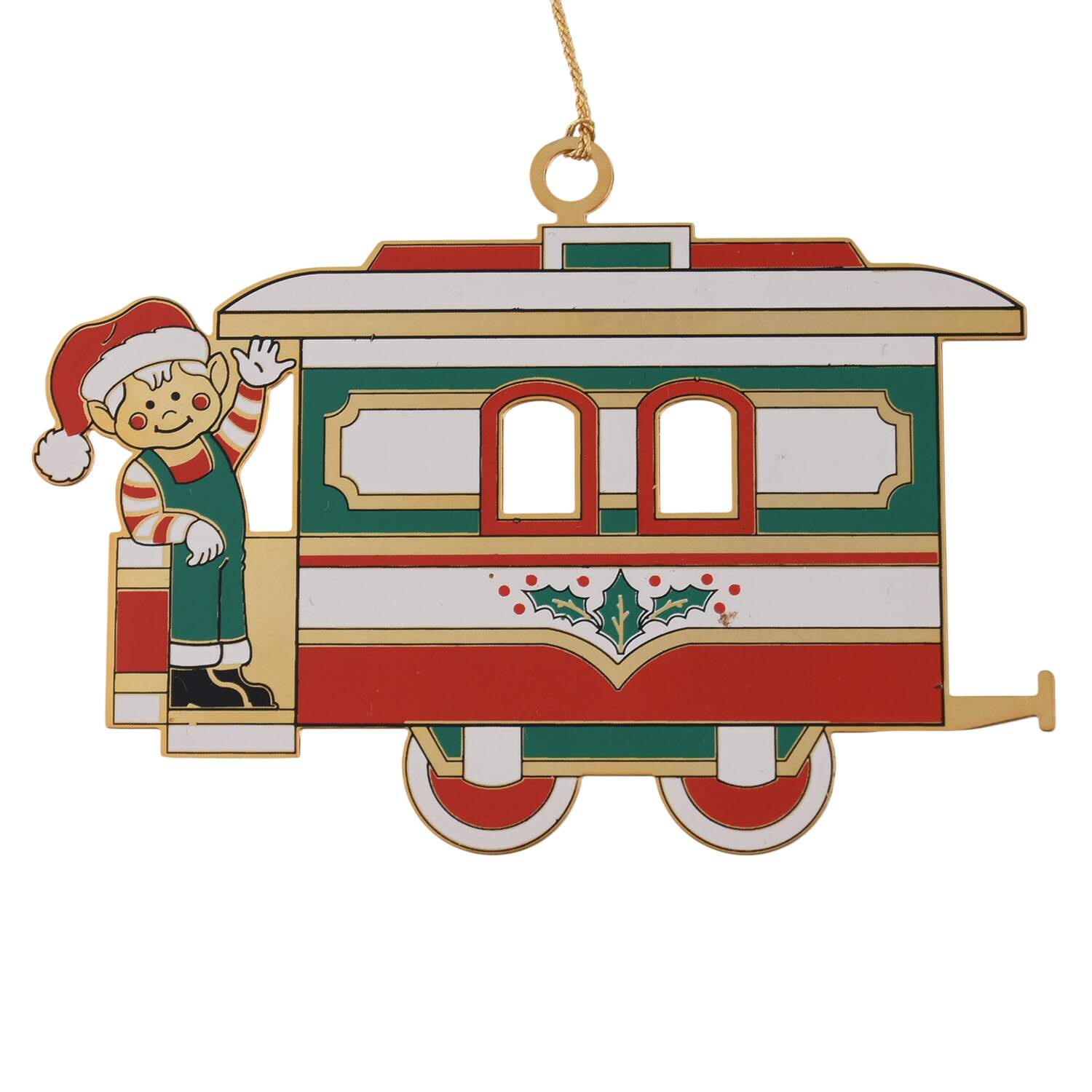 Christmas Train Ornaments Christmas Train Caboose - Boxed by Reed & Barton-1