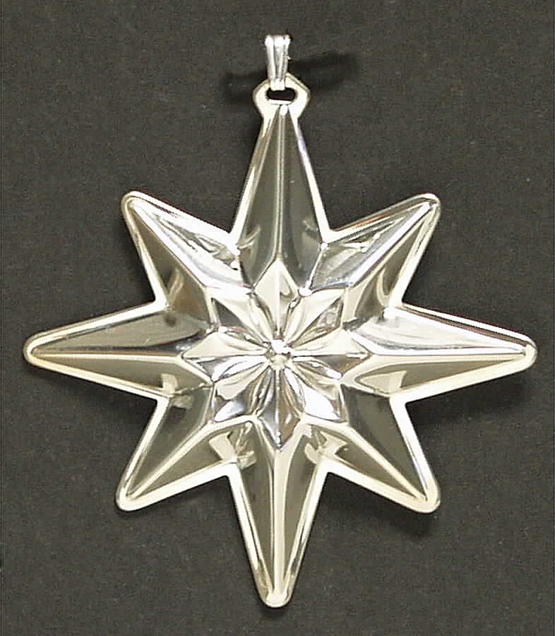 Christmas Star-Sterling 1977 Sterling Star - Boxed by Reed & Barton-1