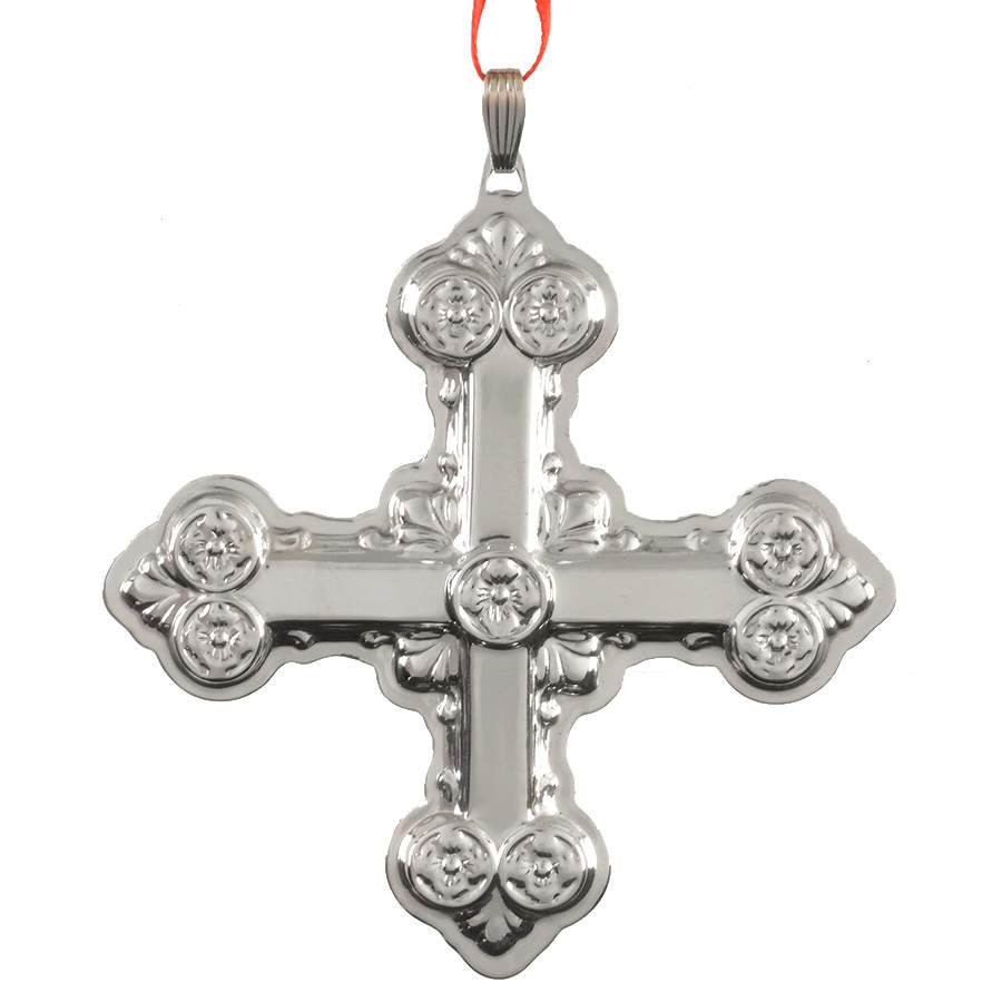 Christmas Cross-Sterling 2007-Sterling Cross - Boxed by Reed & Barton-1