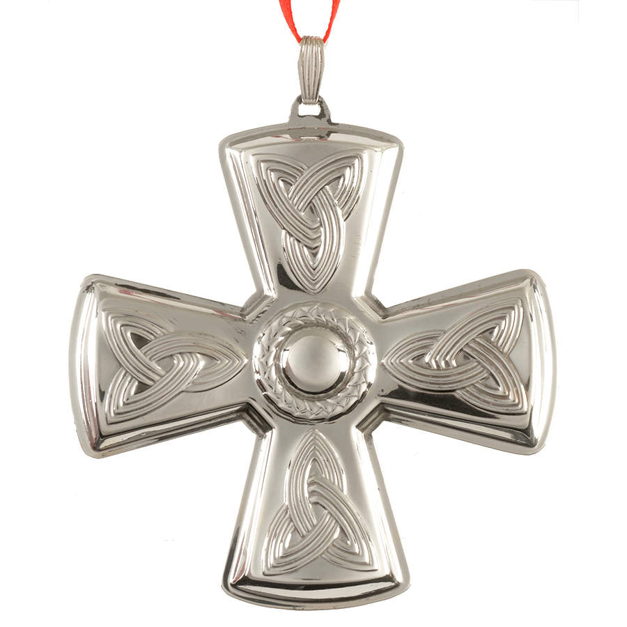 Christmas Cross-Sterling 2003-Sterling Cross - No Box by Reed & Barton-1