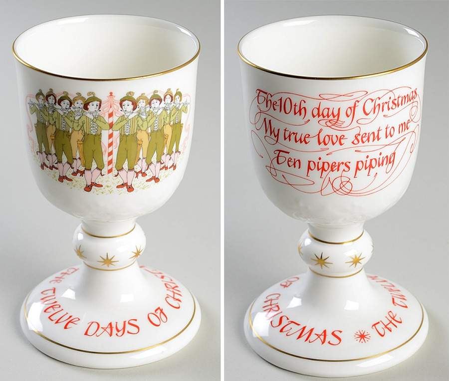 Twelve Days of Christmas Ten Pipers Piping - Boxed by Royal Doulton-1