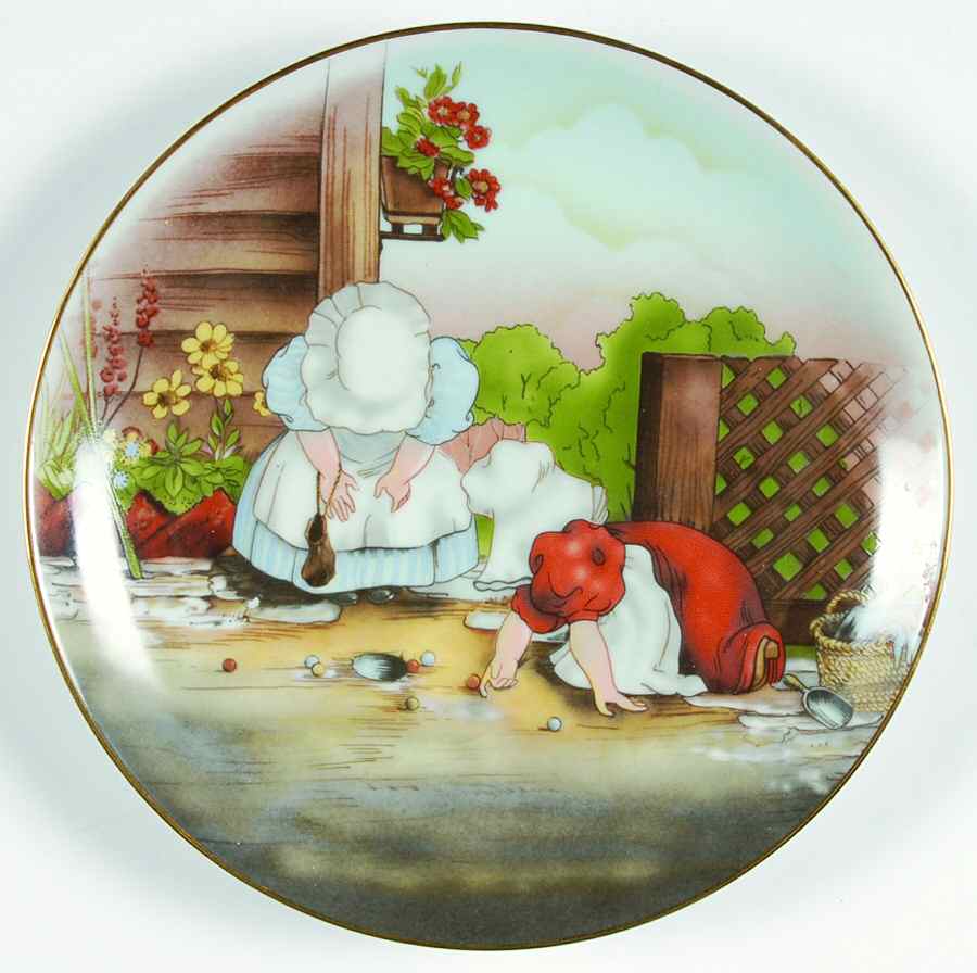 Playtime-Sunbonnet Babies Marbles - Boxed by Royal Bayreuth-1