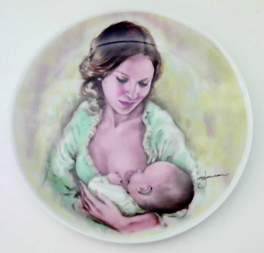 Mothers Day Plate Young Americans #2 - Boxed by Royal Bayreuth-1