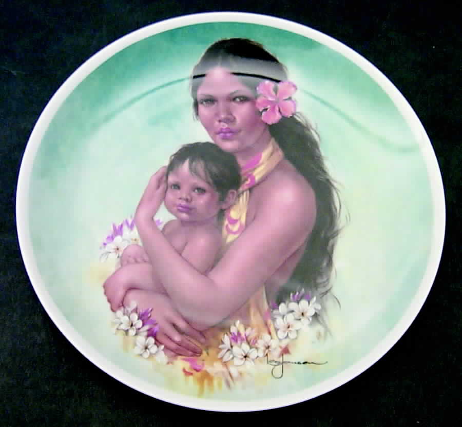 Mothers Day Plate Young Americans #8 - Boxed by Royal Bayreuth-1