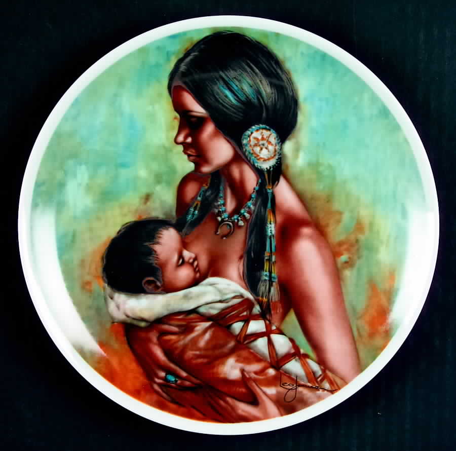 Mothers Day Plate Young Americans #3 - No Box by Royal Bayreuth-1
