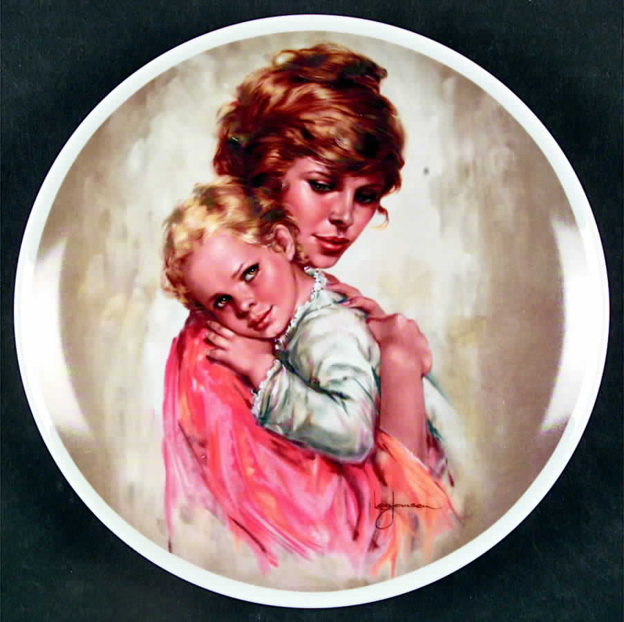 Mothers Day Plate Young Americans #9 - Boxed by Royal Bayreuth-1