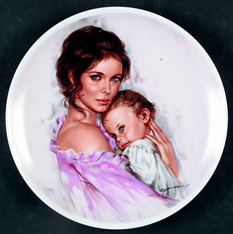 Mothers Day Plate Young Americans #6 - Boxed by Royal Bayreuth-1