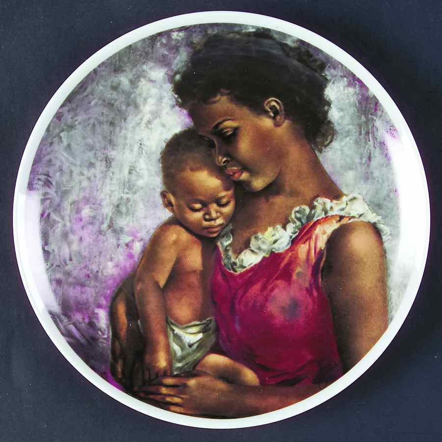 Mothers Day Plate Young Americans #1 - No Box by Royal Bayreuth-1
