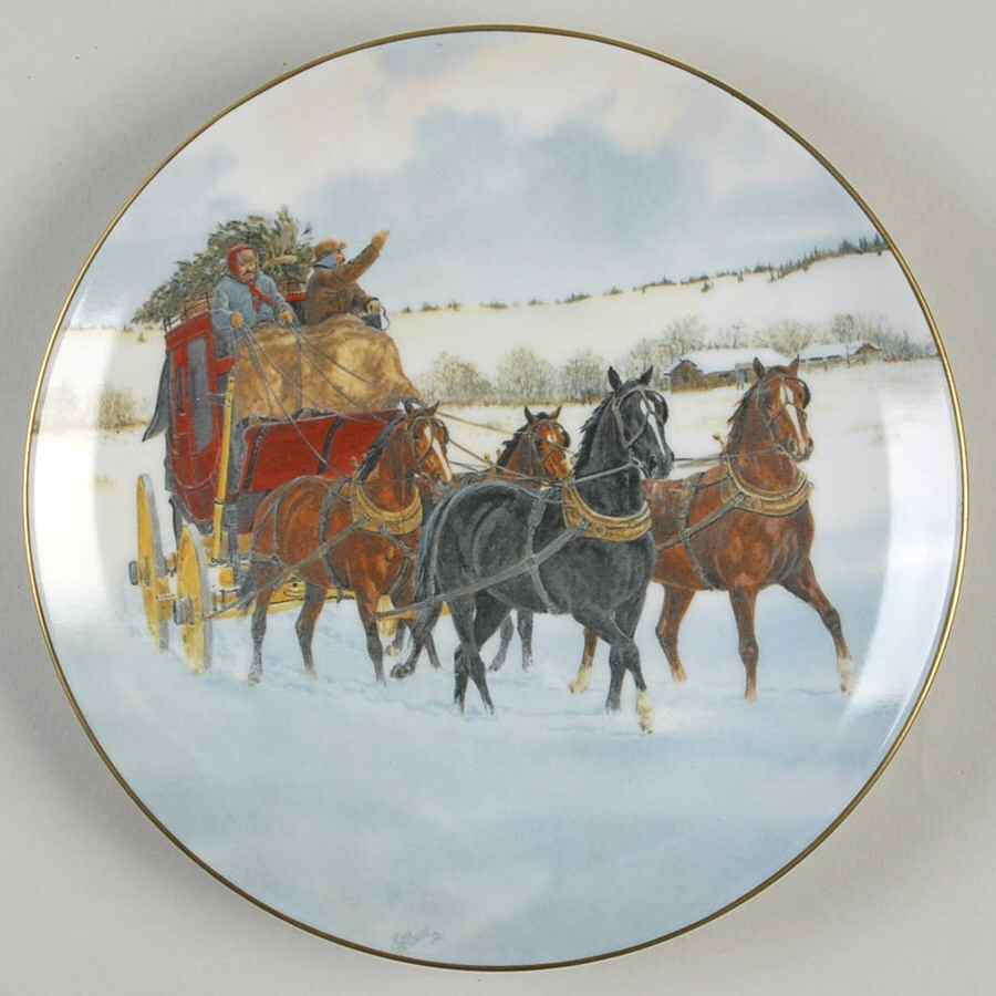 Royal Bayreuth Christmas Homeward Bound - No Box by Royal Bayreuth-1
