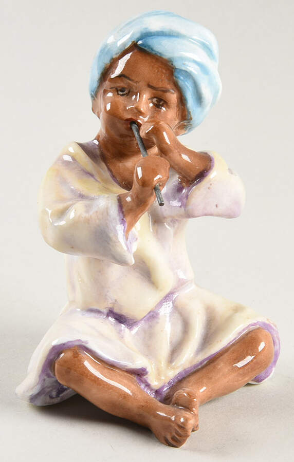 Children of the Nations India-Yellow Robe - No Box by Royal Worcester-1