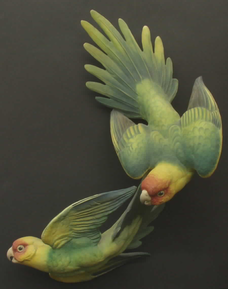 Dorothy Doughty Figurines Carolina Paroquet,Color - Boxed by Royal Worcester-1