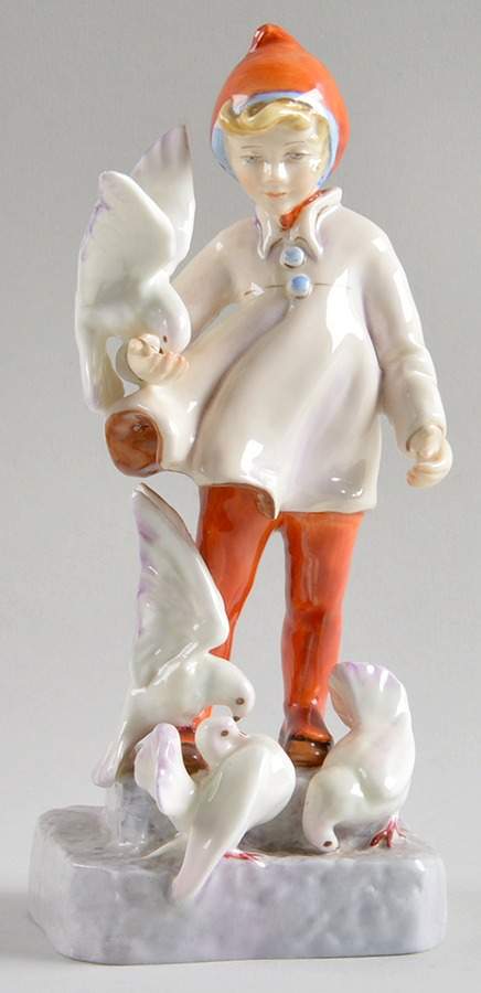 Months of The Year-Figurine November - No Box by Royal Worcester-1