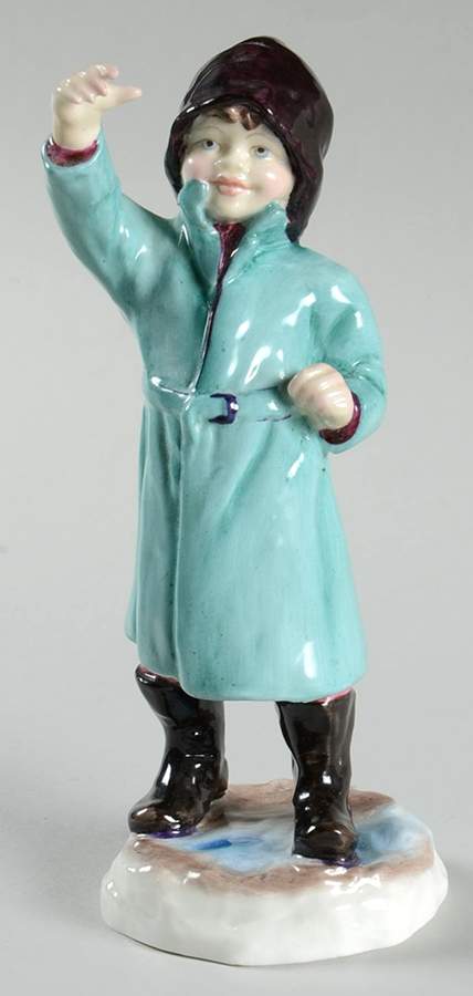 Months of The Year-Figurine February - No Box by Royal Worcester-1