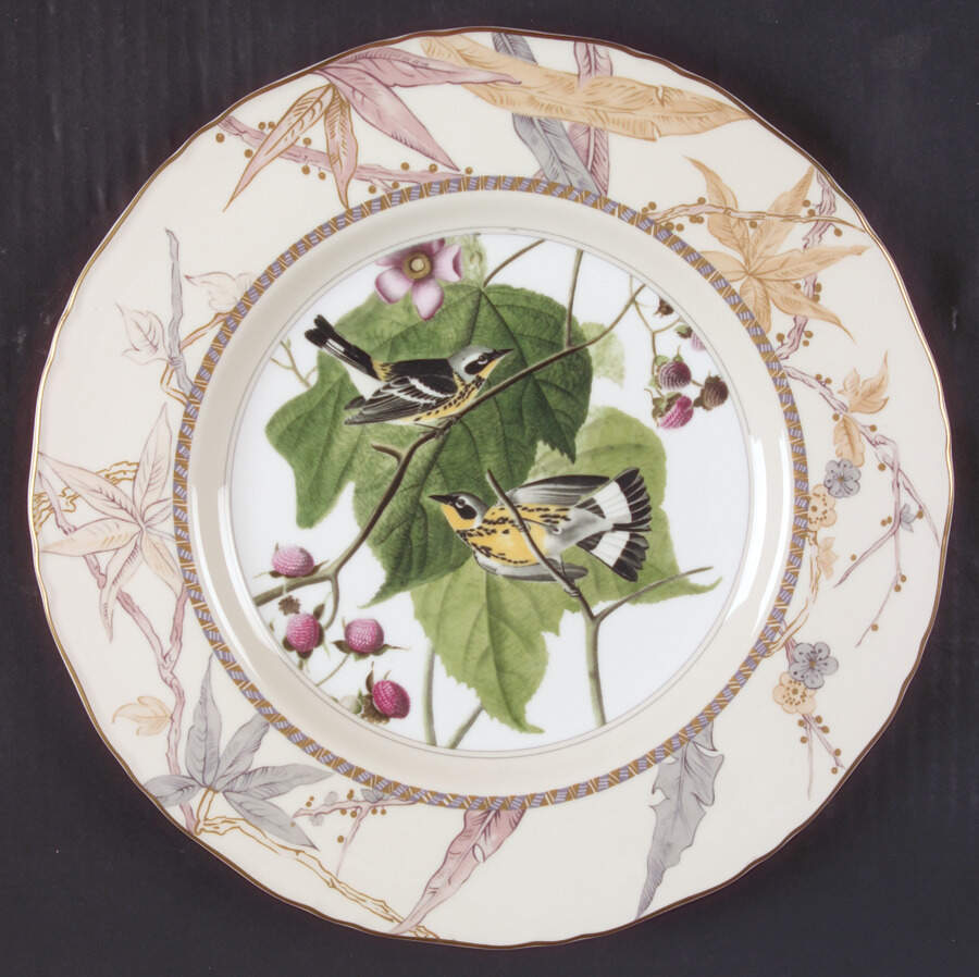 Audubon Birds Magnolia Warbler - No Box by Royal Worcester-1