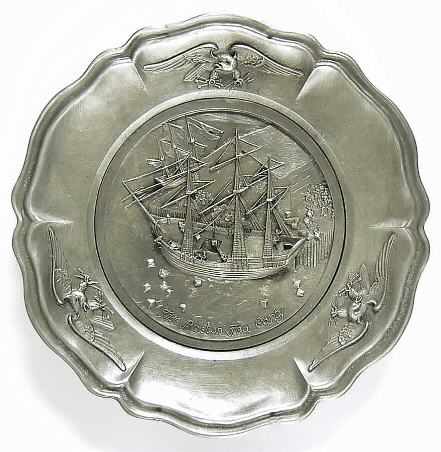 Birth of A Nation Boston Tea Party - With Box by Royal Worcester-1