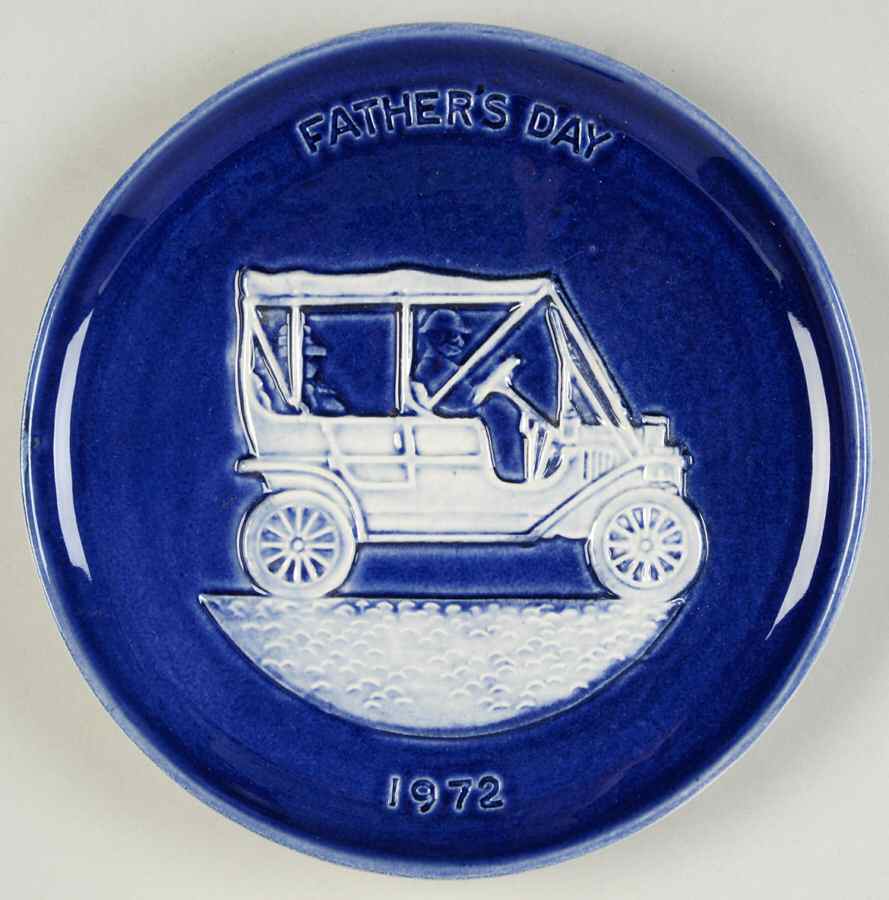 Father's Day Plate Model T Ford - Boxed by Royal Rockwood-1