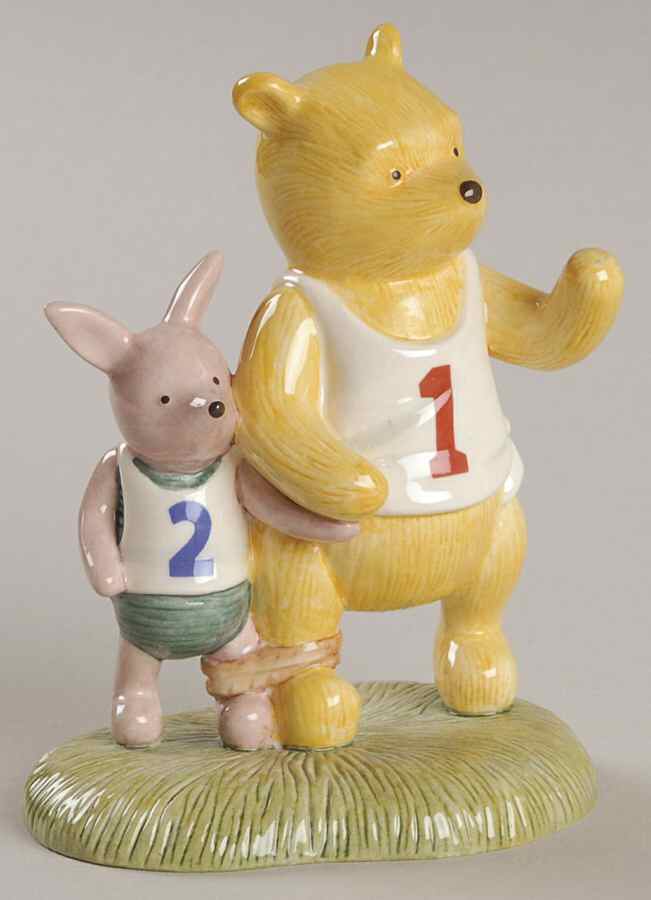 Winnie The Pooh-Series #2 Three Legged Race - With Box by Royal Doulton-1