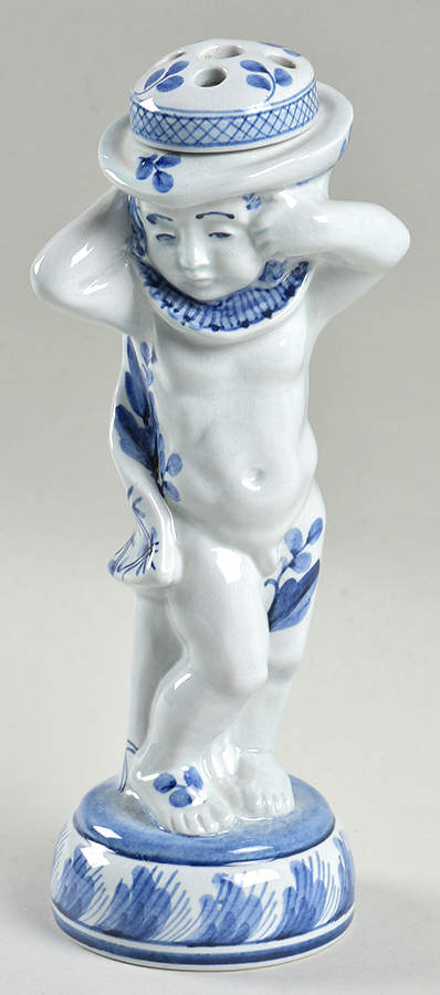 Royal Copenhagen Giftware Cherub Vase With Frog - No Box by Royal Copenhagen-1