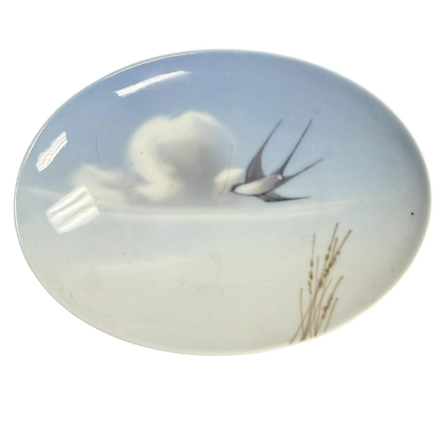 Royal Copenhagen Giftware Ashtray-Bird, Clouds - No Box by Royal Copenhagen-1