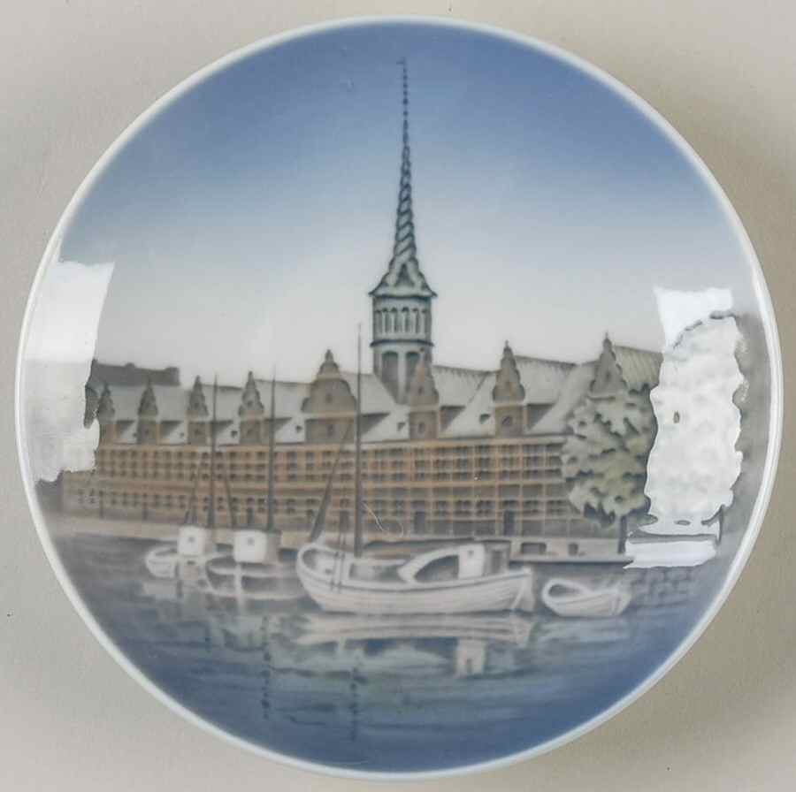 Royal Copenhagen Giftware Copenhagen Stock Exchange Tray - No Box by Royal Copenhagen-1