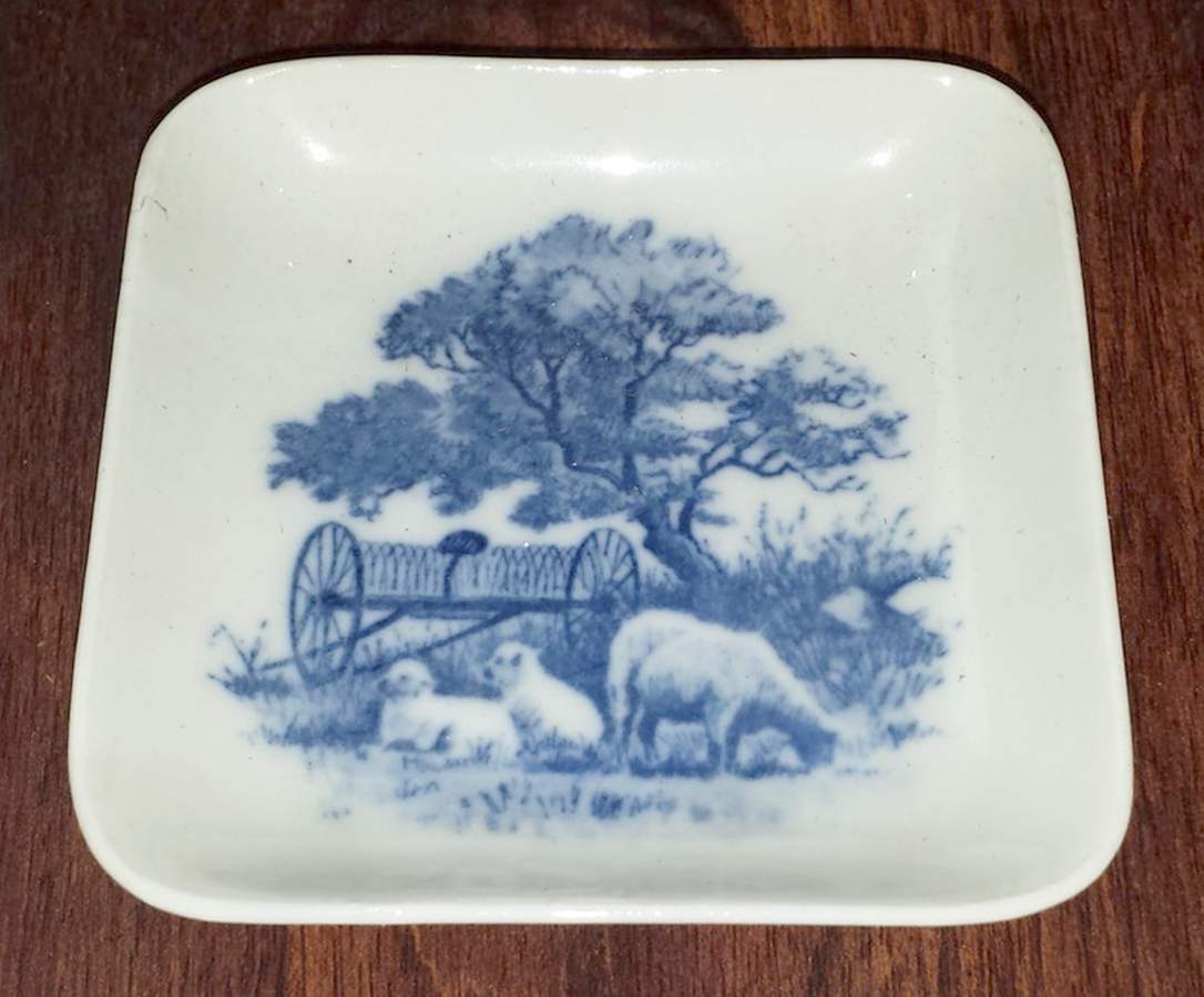 Royal Copenhagen Giftware Blue Sheep-Plaquette - No Box by Royal Copenhagen-1