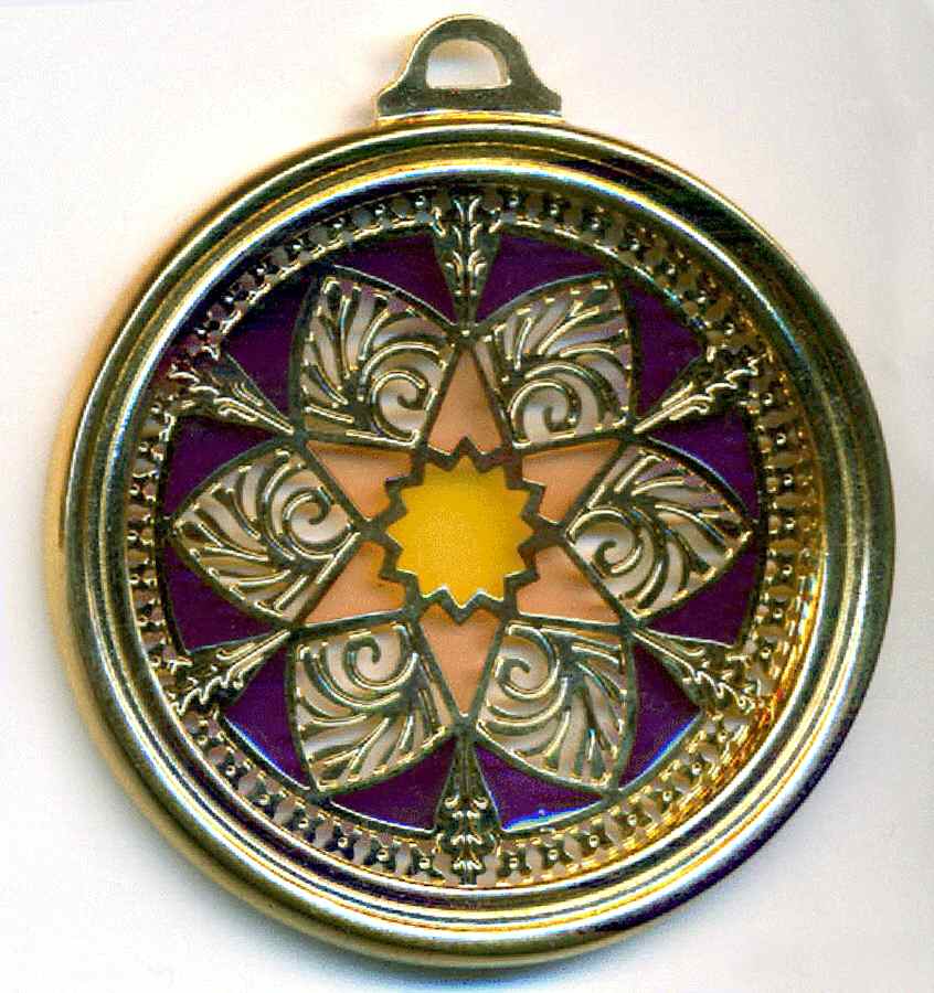 Stained Glass Medallion - No Box by Reed & Barton-1
