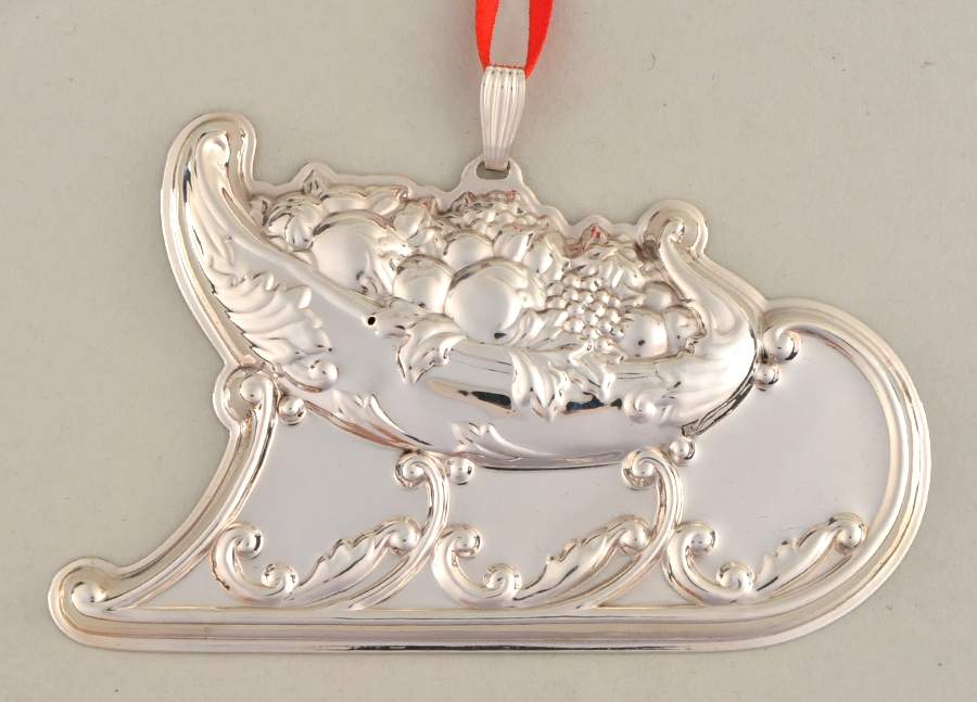 Francis I Ornament Sleigh - No Box by Reed & Barton-1