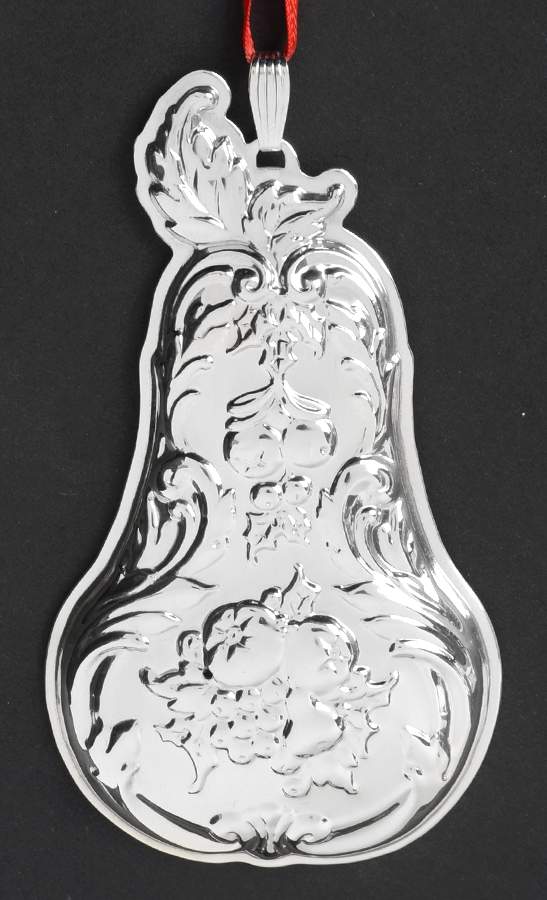 Francis I Ornament Pear - Boxed by Reed & Barton-1