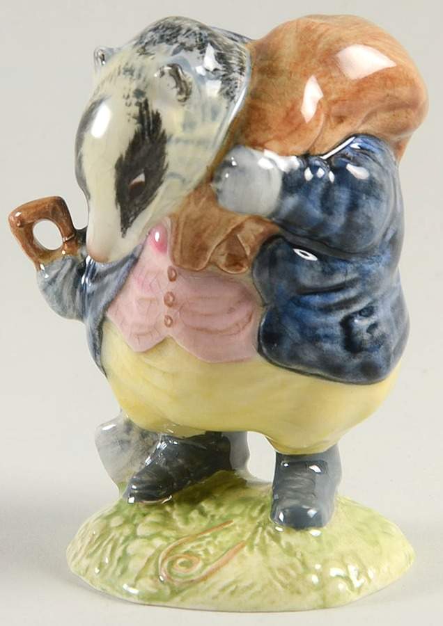Beatrix Potter Backstamp 1 Tommy Brock - No Box by Royal Doulton-1