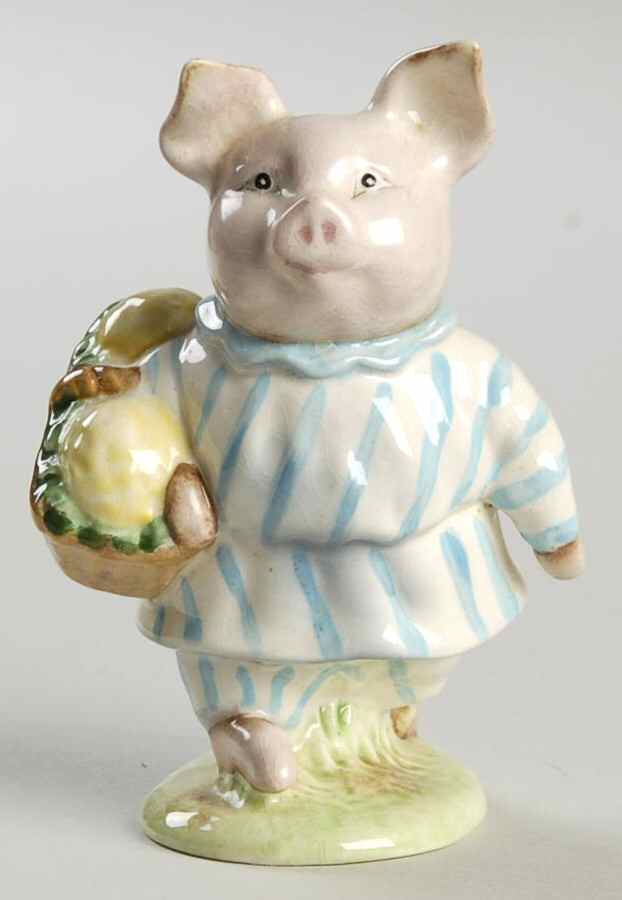 Beatrix Potter Backstamp 1 Little Pig Robinson - No Box by Royal Doulton-1